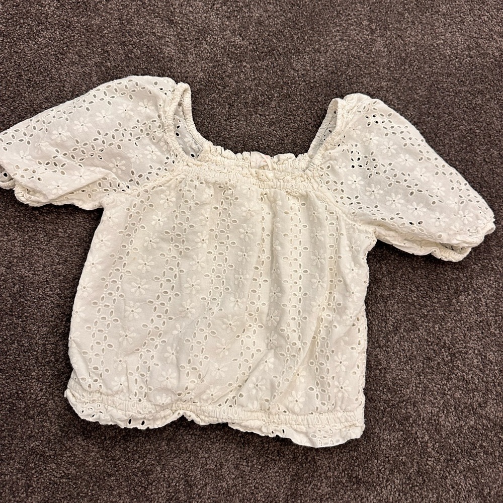 Crewcuts Eyelet Top 8-9
